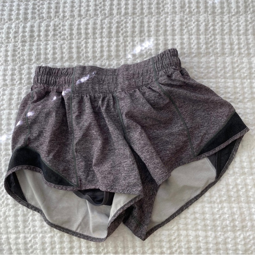 Lululemon Hotty Hot Shorts grey